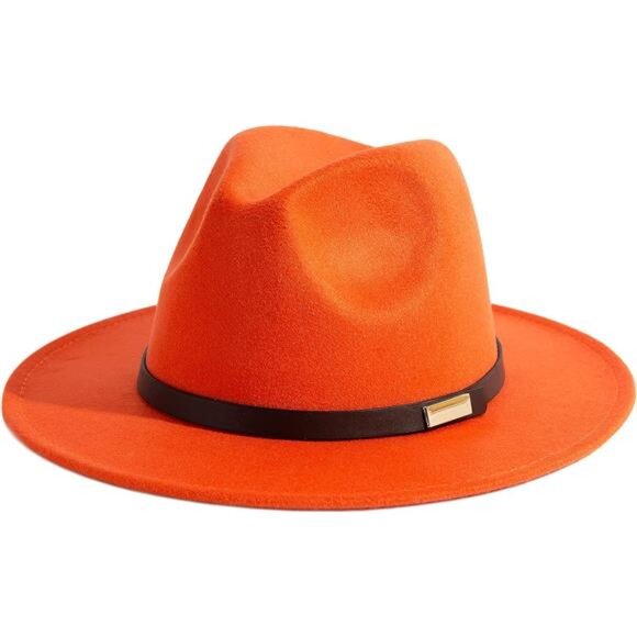 Other - Fedora Hats for Men Wide Brim Panama Hat with Classic Belt